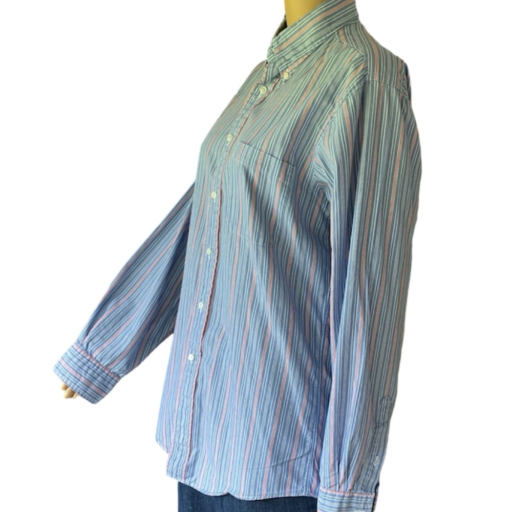 Lands' End: 15/34 Men's Long Sleeve 100% Cotton Oxford Dress Shi…